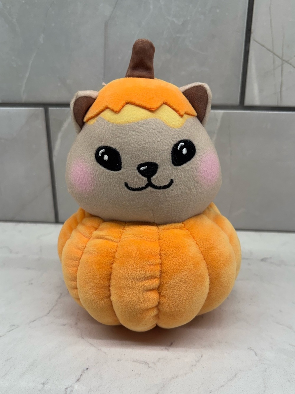 MORIAH ELIZABETH Pumpy the Pupkin Plush Color Splash Mystery 6" Fall Halloween